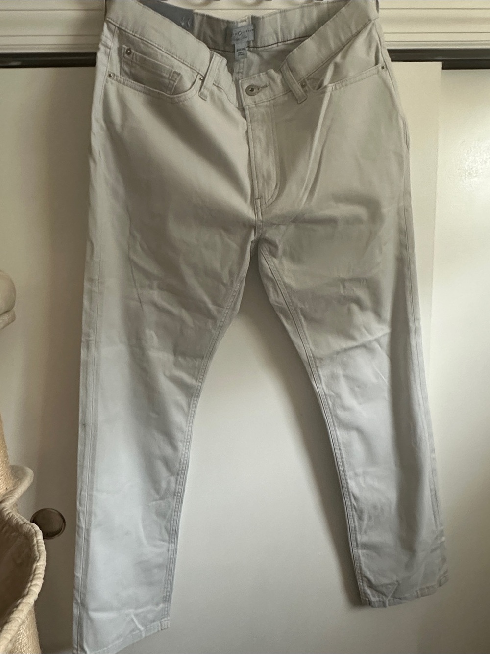 Joseph Abboud Men's Skinny Jeans in Light Gray